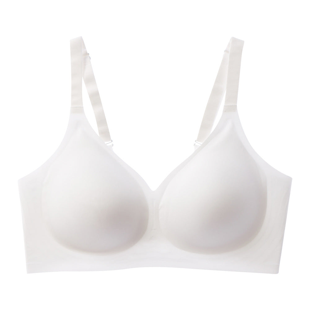 Jelly-like soft support seamless bra