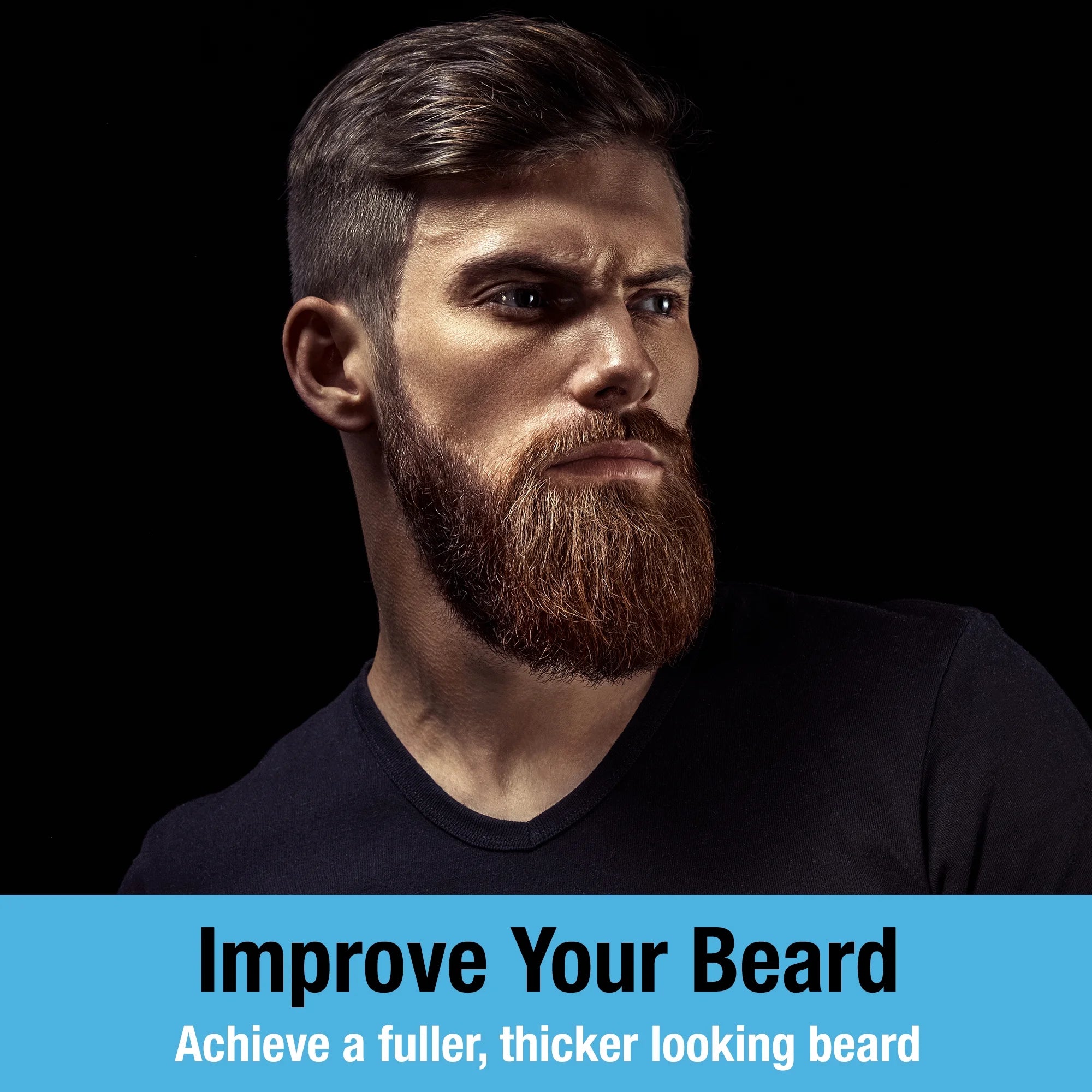 Beard and Hair Derma Roller (1Pack) by  - Titanium Derma Roller 0.25Mm