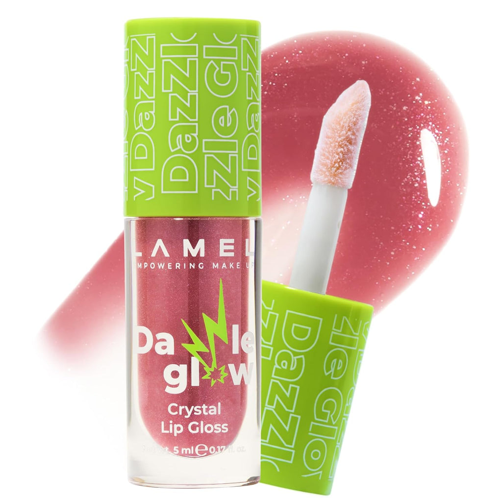Dazzle Glow Crystal Clear Lip Gloss - Hydrating Lip Gloss - Non Sticky - Colored - Moisturizing - №404 You Can