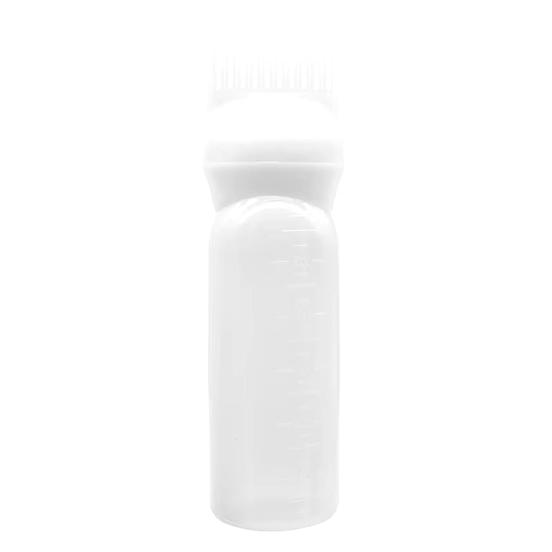 3 Color Salon Hair Oil Applicator Bottle Professional Hairdressing Dyeing Comb Bottles Barbershop Hairdresser Coloring Supplies